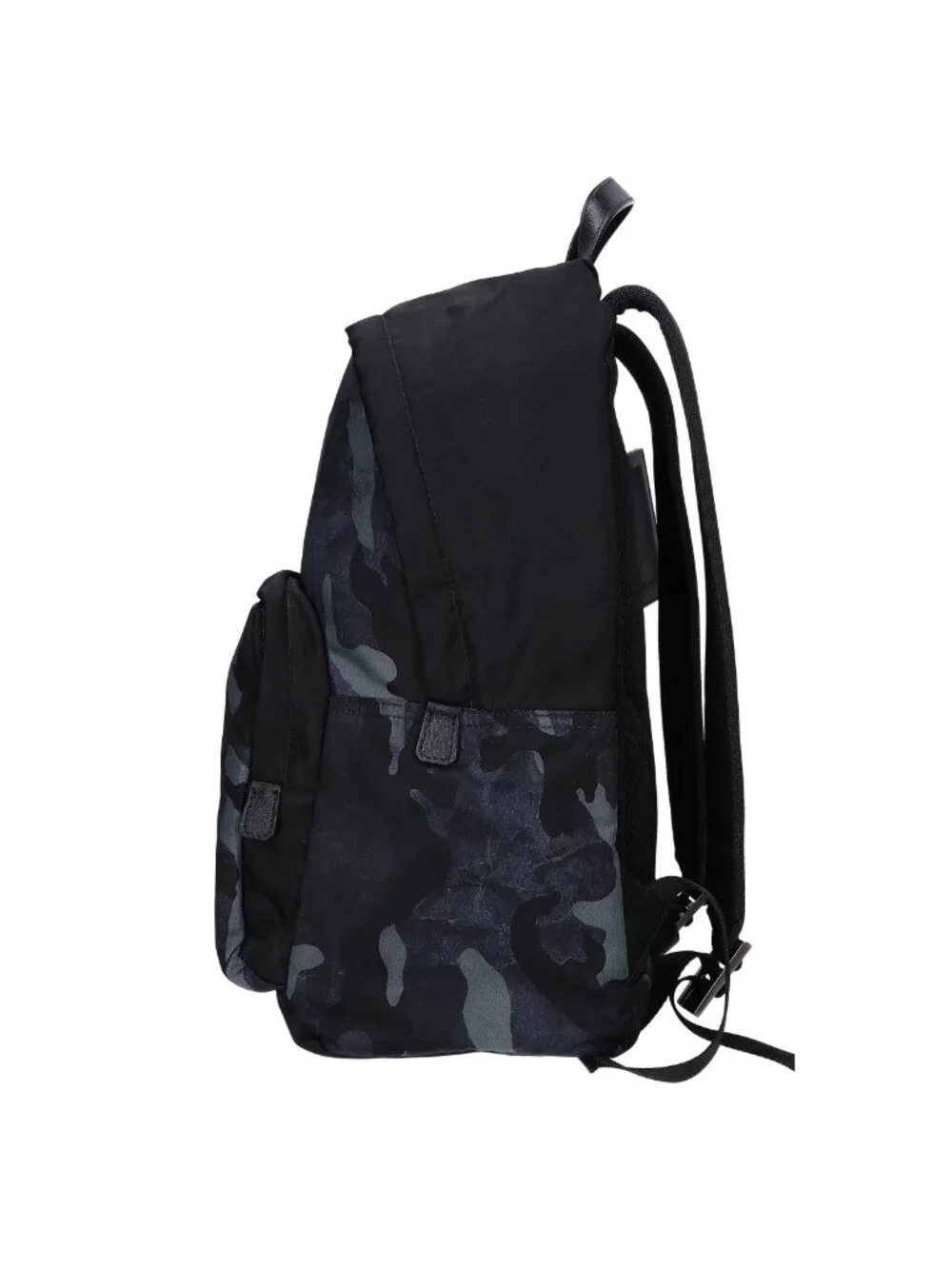 Prada Nylon Camouflage Triangle Plate Backpack